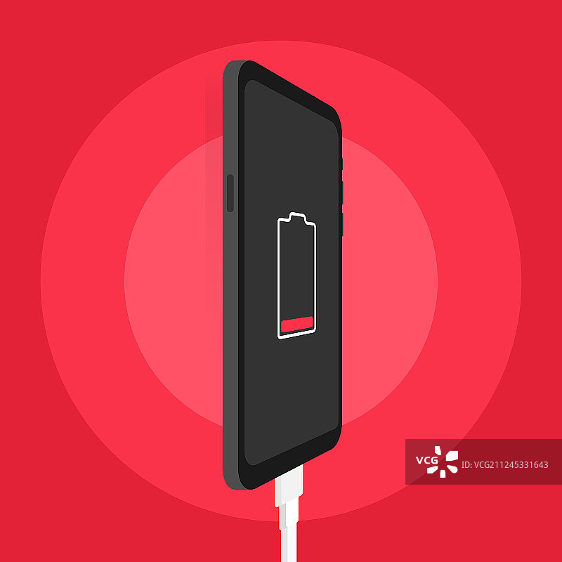 智能手机充电器适配器和电源插座图片素材