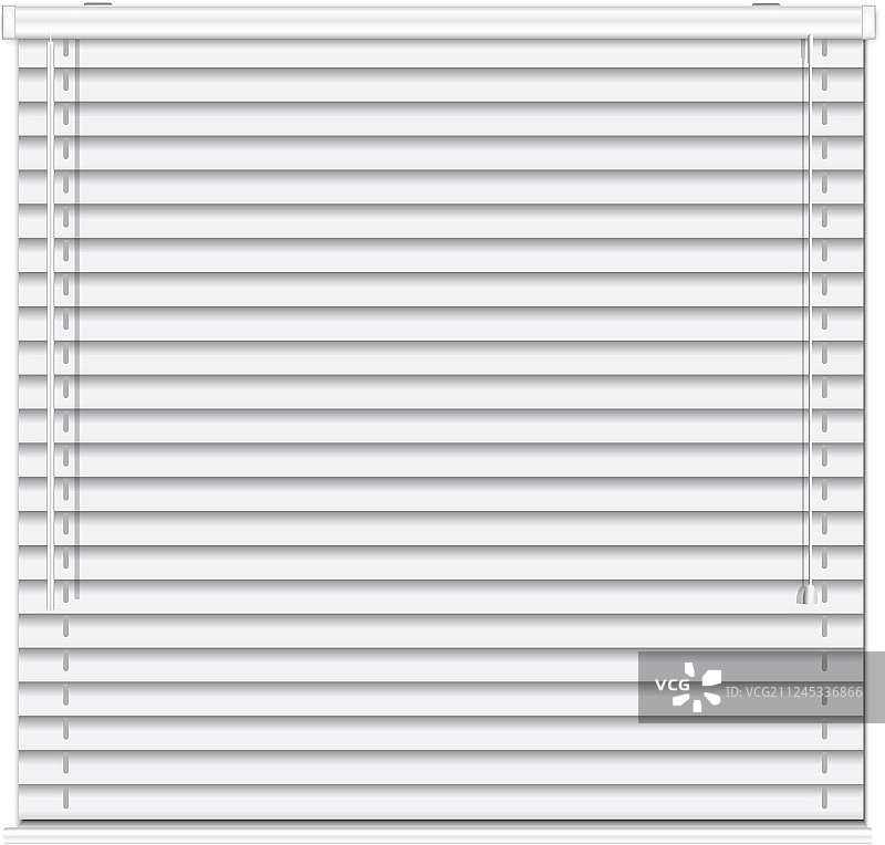 逼真的金属水平百叶窗图标图片素材