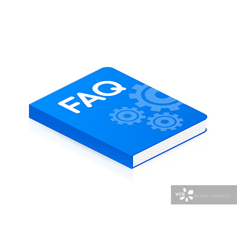 网页横幅社交媒体常见问题解答概念书图片素材