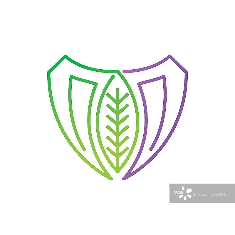 叶子标志设计模板集图片素材