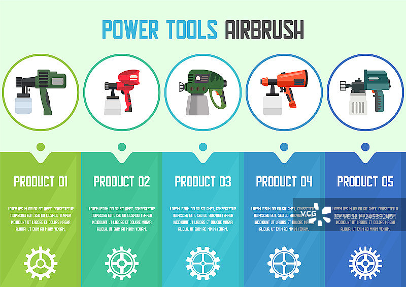 绘画工具网店banner图片素材