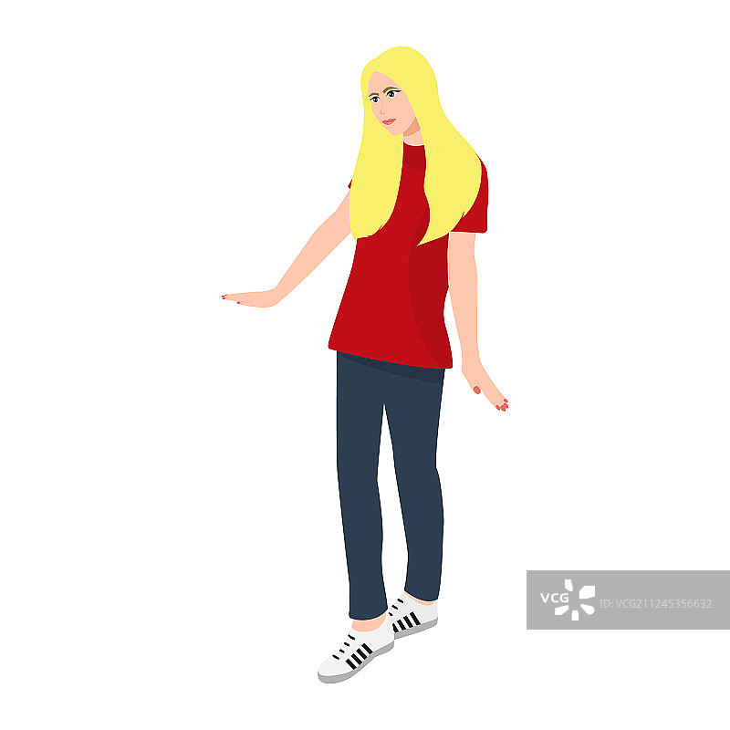 在白色背景图标上跳舞的女孩图片素材