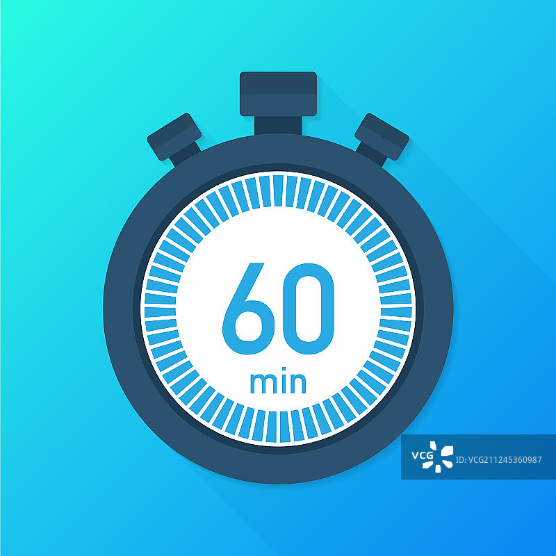 60分钟秒表图标图片素材