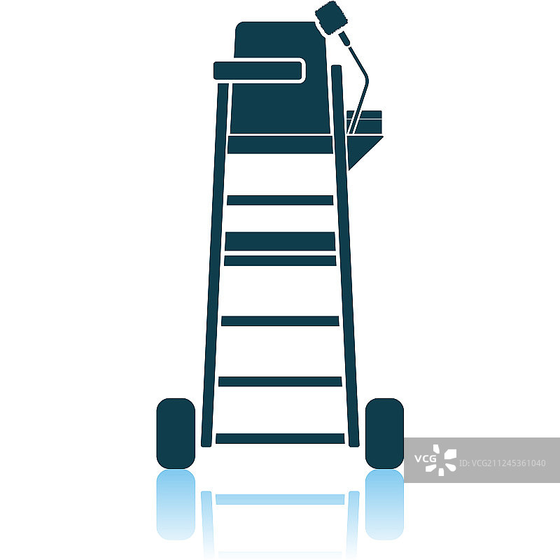 网球裁判椅塔图标图片素材