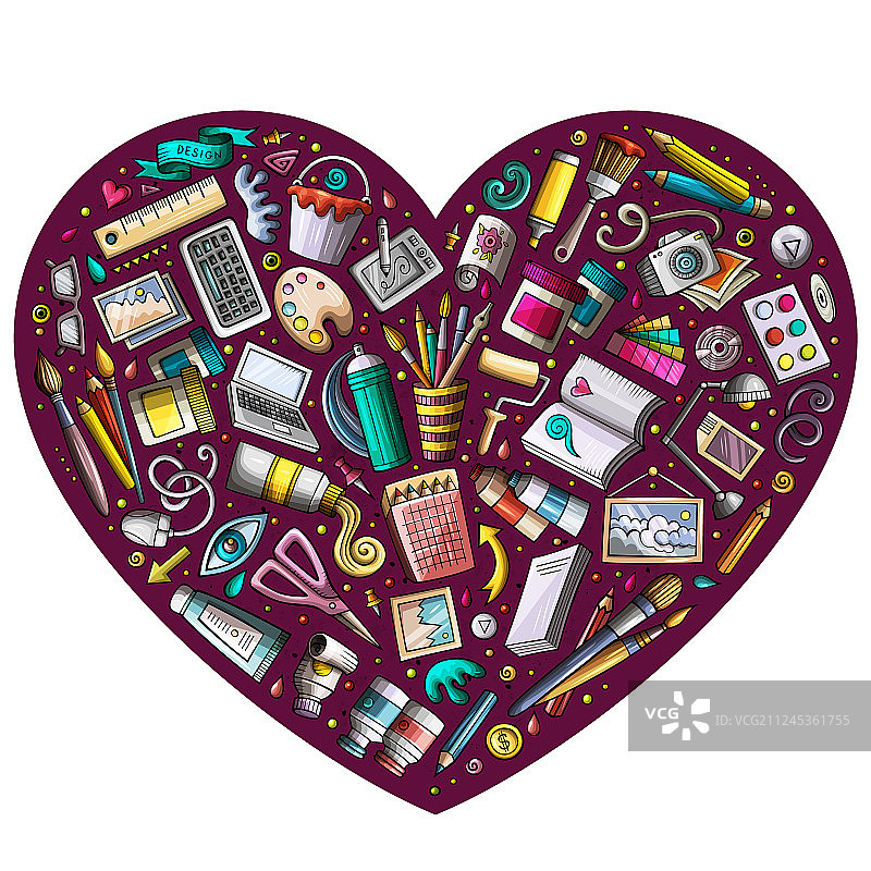 卡通涂鸦艺术设计素材图片素材