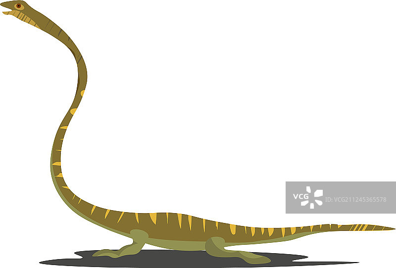 卡通绿色恐龙图片素材