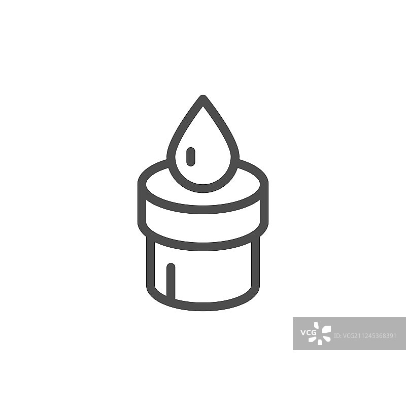 下水道系统线性图标图片素材