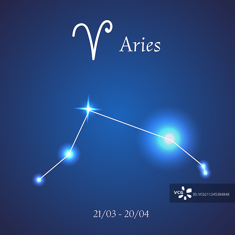 白羊座星座图片素材