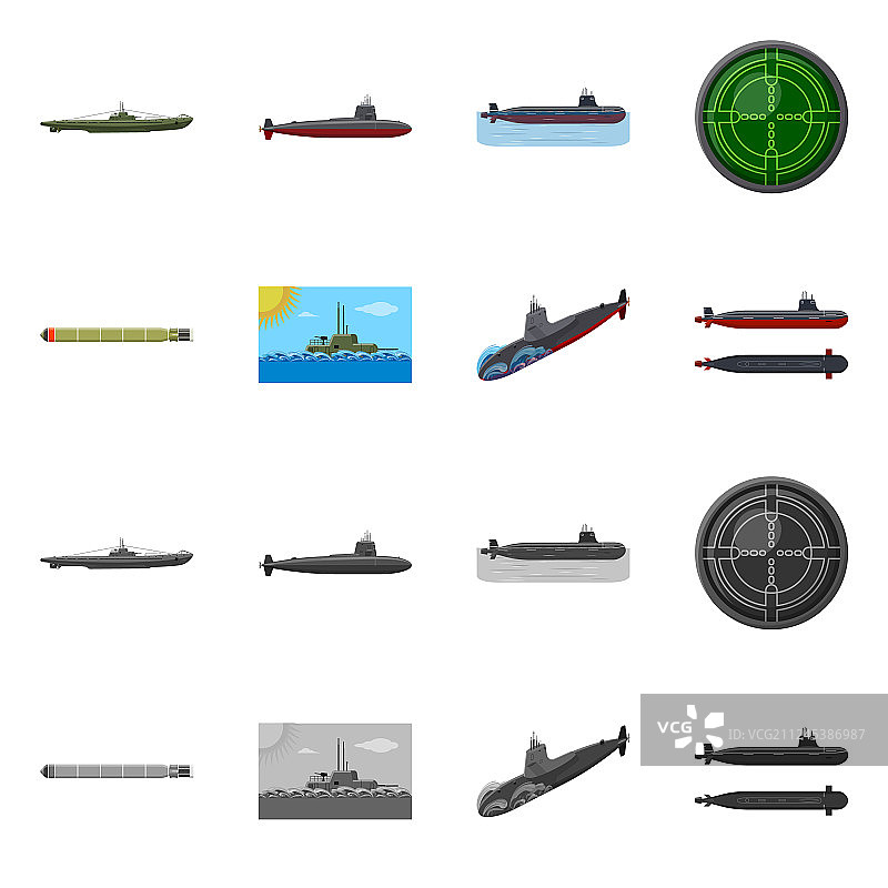 战争与舰船图标图片素材