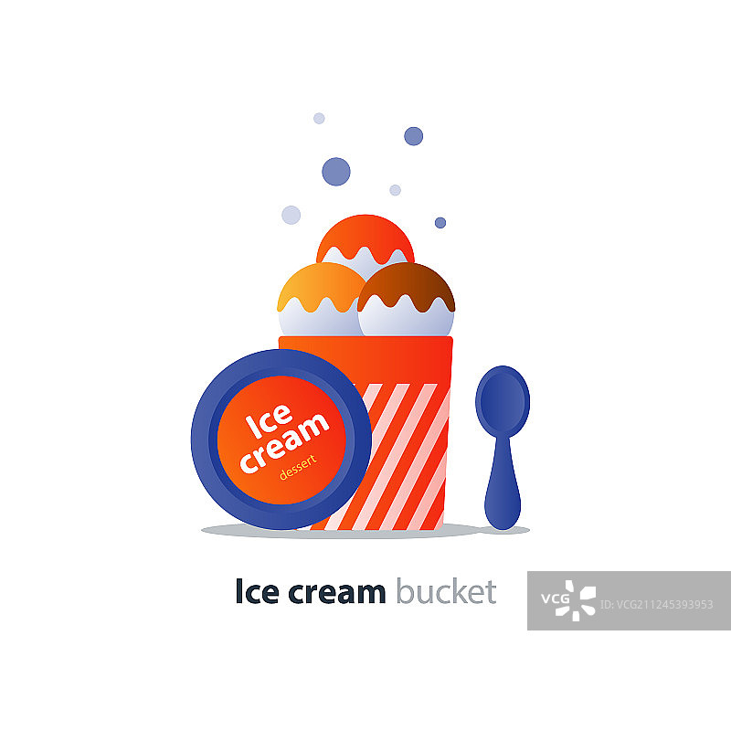 美味冰淇淋甜品图片素材