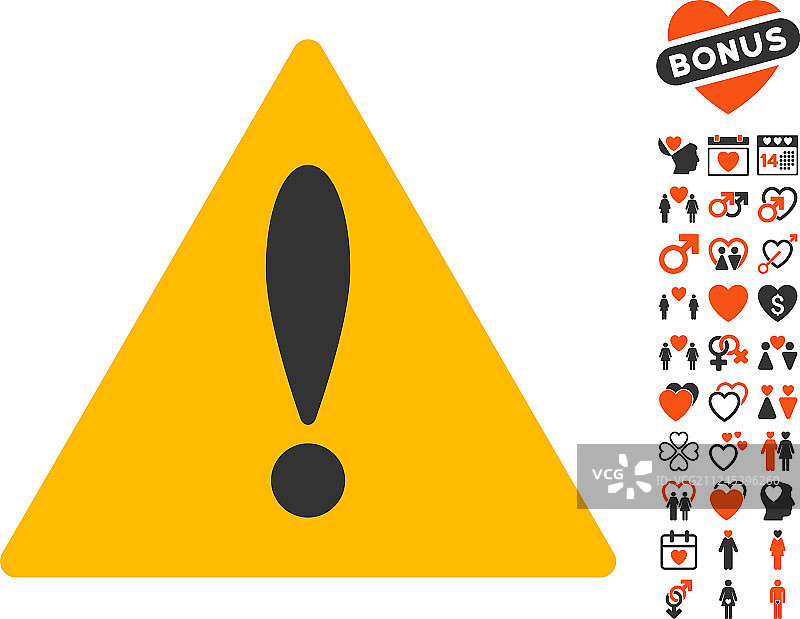 附赠品警告图标图片素材