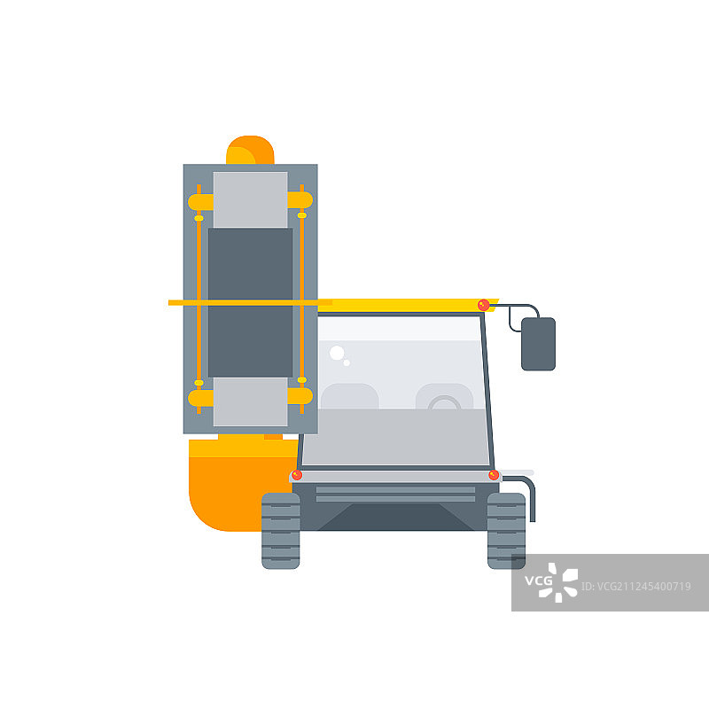 隧道设备正视图图片素材
