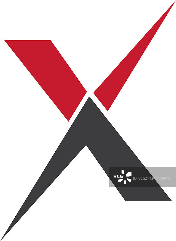X字母标志模板图标图片素材