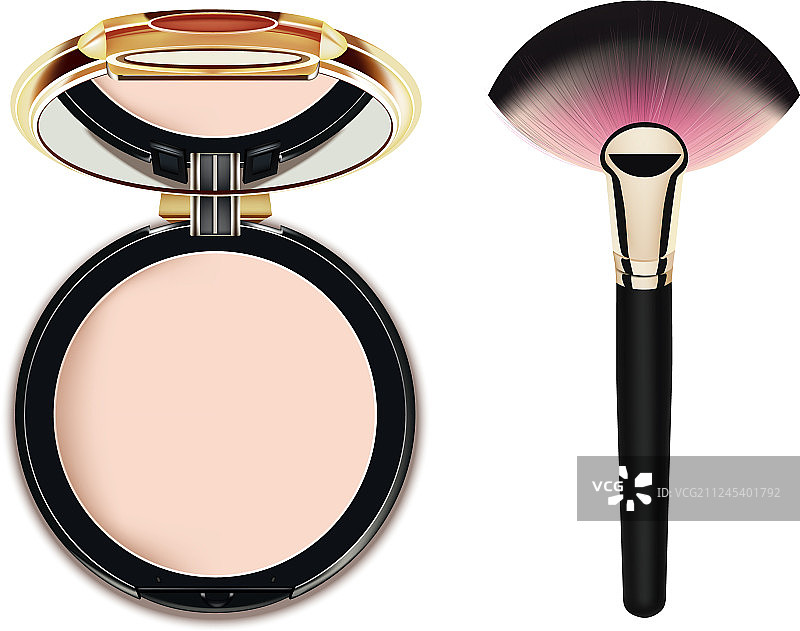 化妆粉图片素材