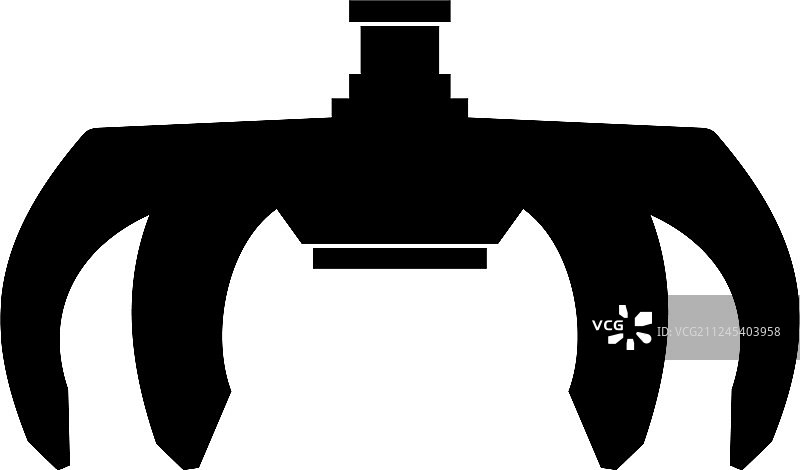 抓爪机械装置图片素材