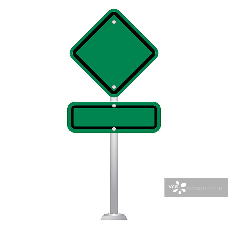 空白路标牌图片素材