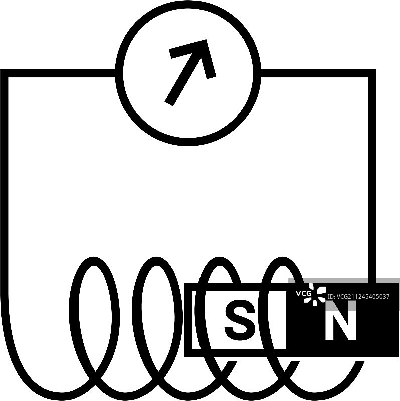 电磁感应图图片素材