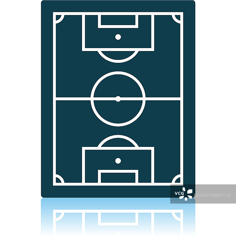 足球场鸟瞰图图标图片素材