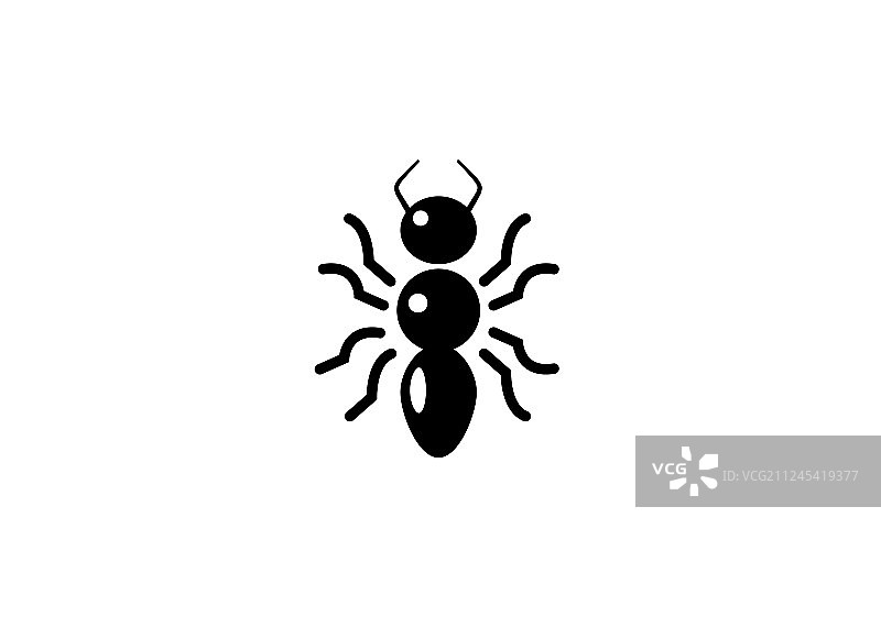 创意蚂蚁标志图片素材