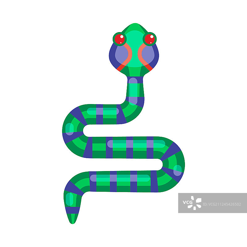 卡通条纹绿色可爱图案图片素材