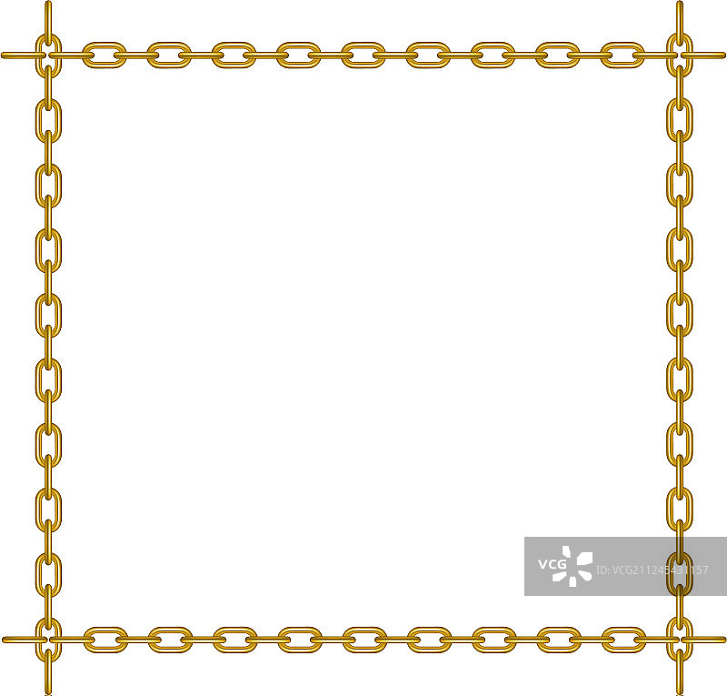 方形链条图片素材