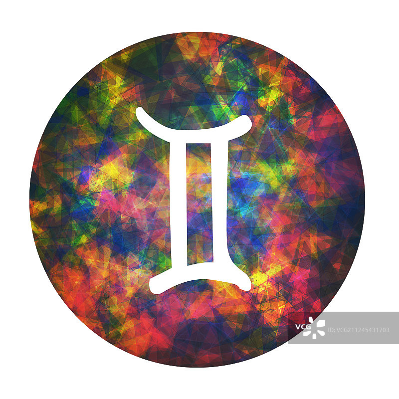 十二星座之双子座图片素材