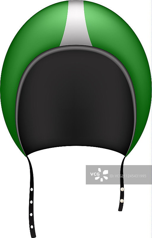 深绿色复古摩托车头盔设计图片素材