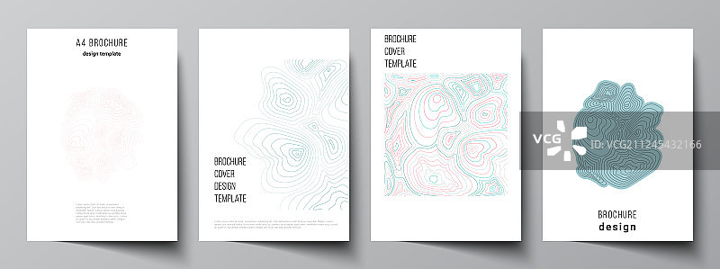 布局a4格式现代封面图片素材