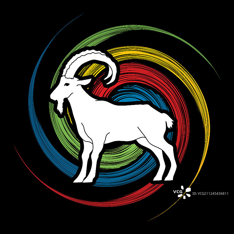 站立的山羊图片素材