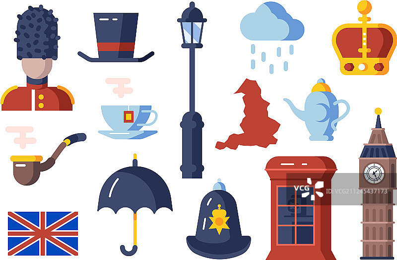 伦敦标志合集图片素材