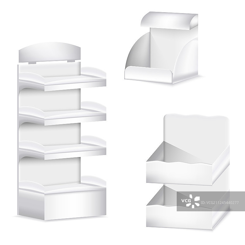 白色纸板空白贸易展示模板图片素材