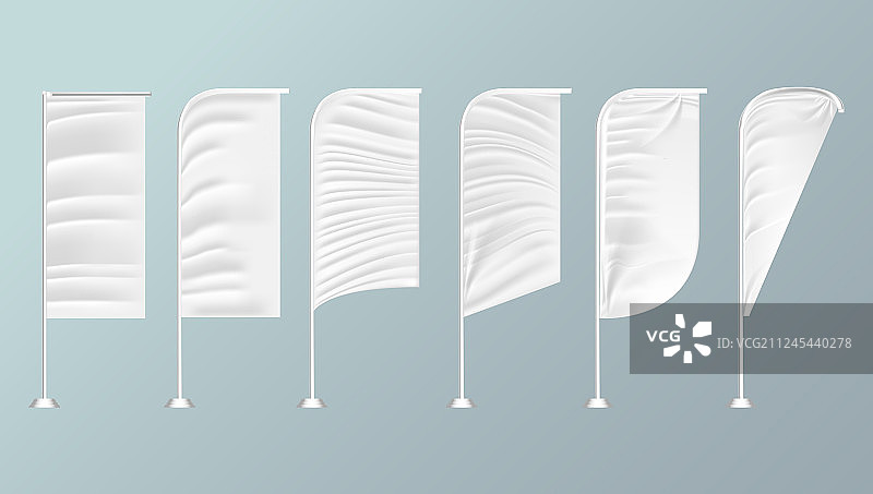白色纺织户外羽毛旗帜广告图片素材
