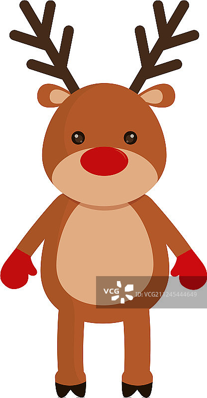 驯鹿鲁道夫图标图片素材