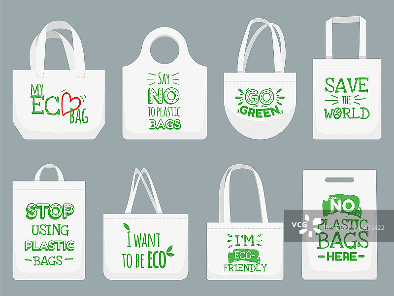环保布袋：告别塑料袋图片素材