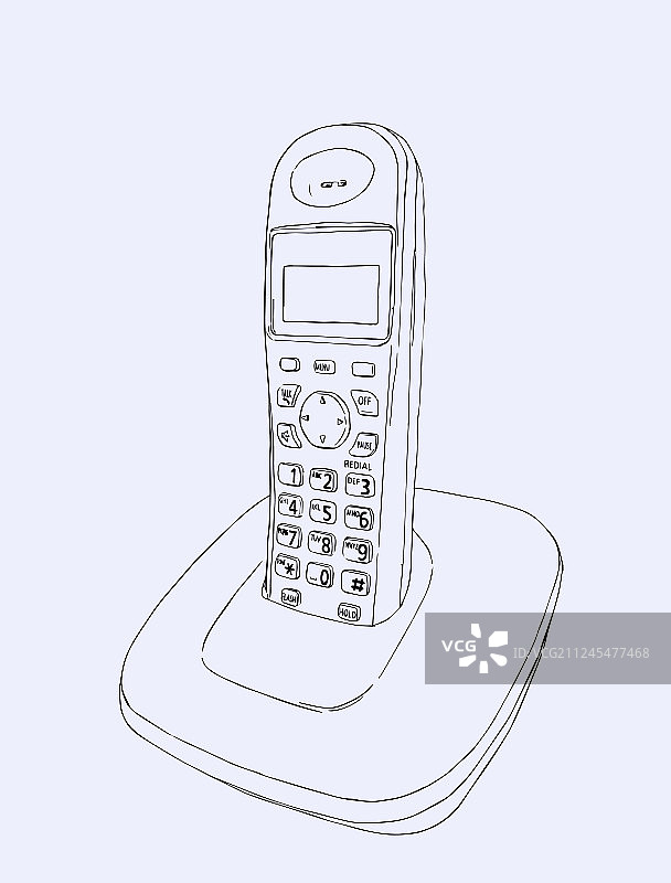 无绳电话图片素材