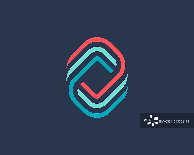 字母O抽象商务logo图标设计图片素材