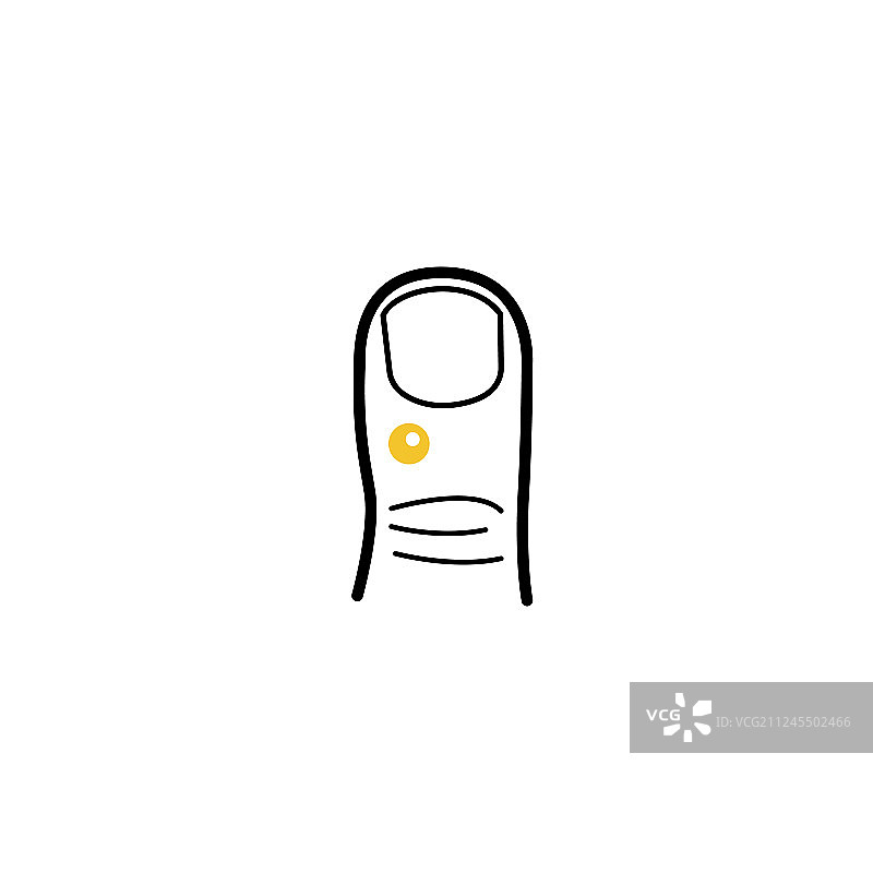 手部疣医学图标图片素材