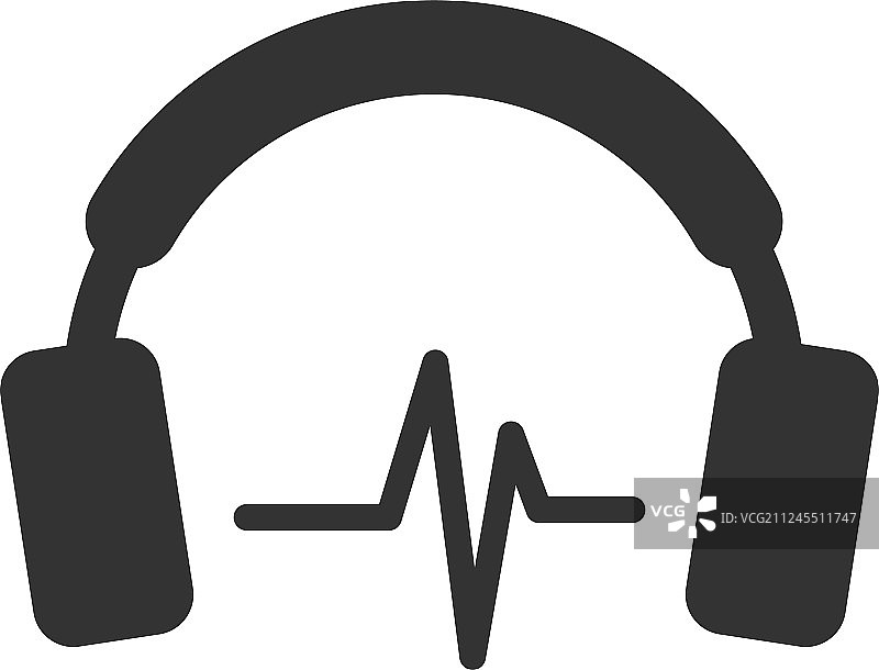 耳机图标设计模板图片素材