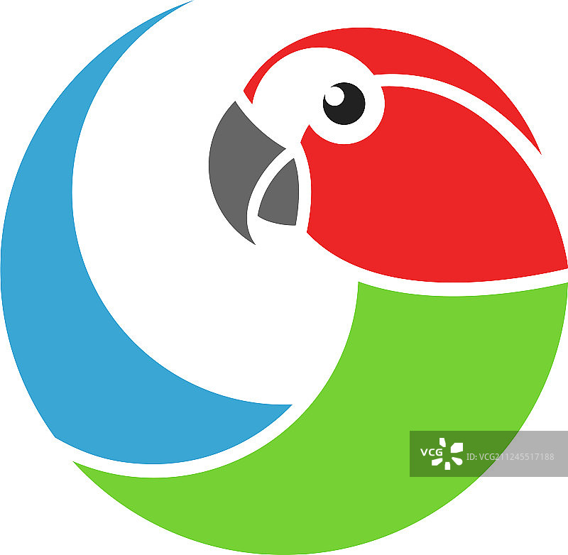 红色金刚鹦鹉图片素材