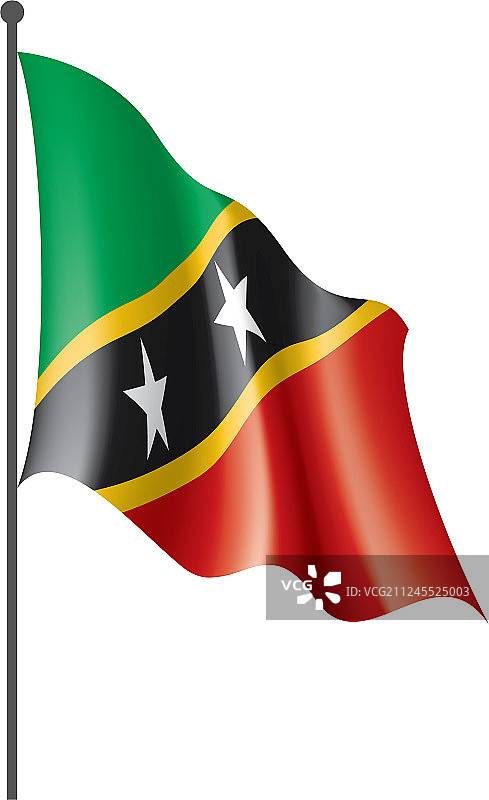 圣基茨和尼维斯旗图片素材