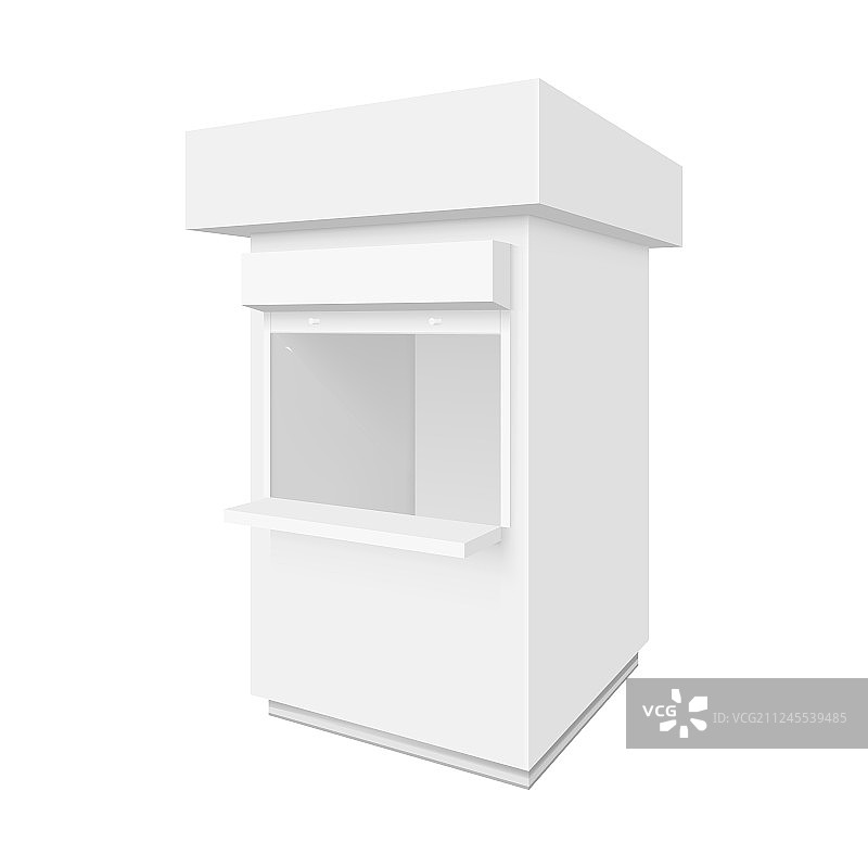 促销或贸易户外信息亭图片素材