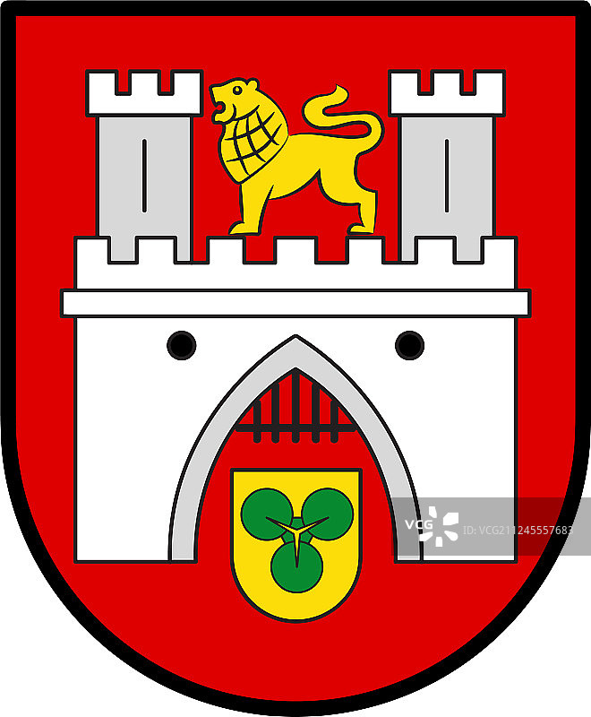 德国下萨克森州汉诺威的盾徽图片素材