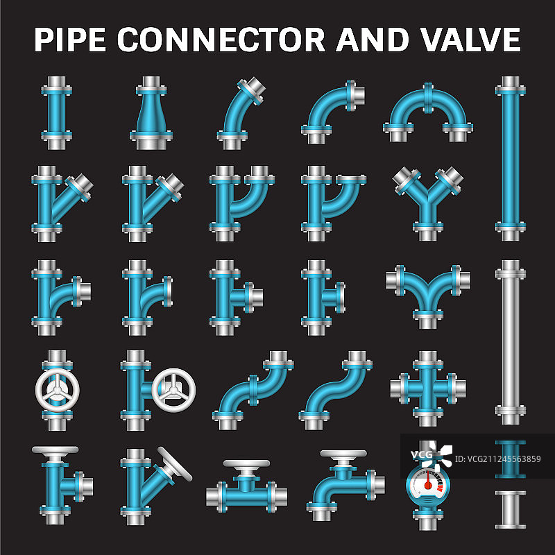 管道连接器图片素材