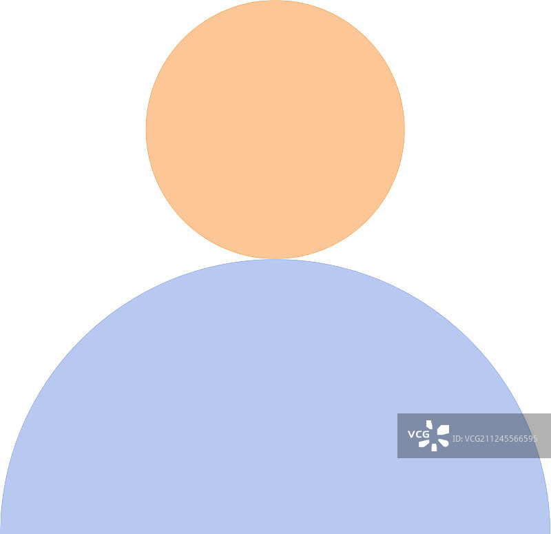 帐户头像用户扁平彩色图标banner图片素材