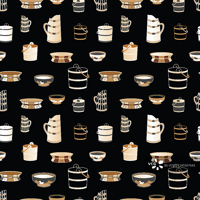 蒙古族无缝图案图片素材