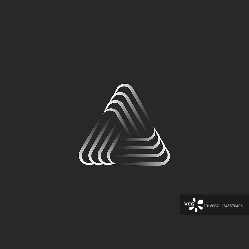 三角形LOGO联盟符号无限几何图片素材