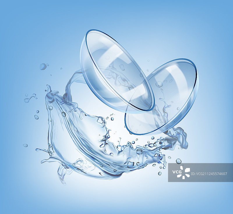 隐形眼镜图片素材