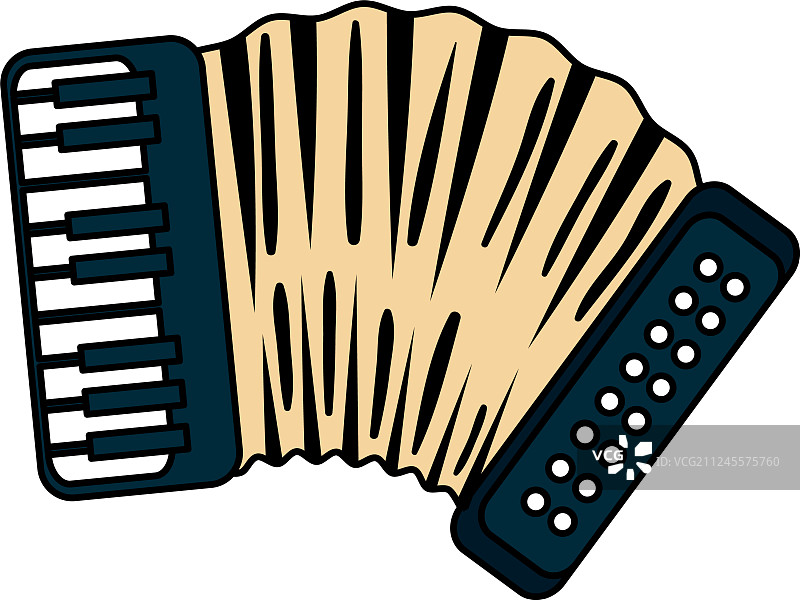 手风琴乐器图标图片素材