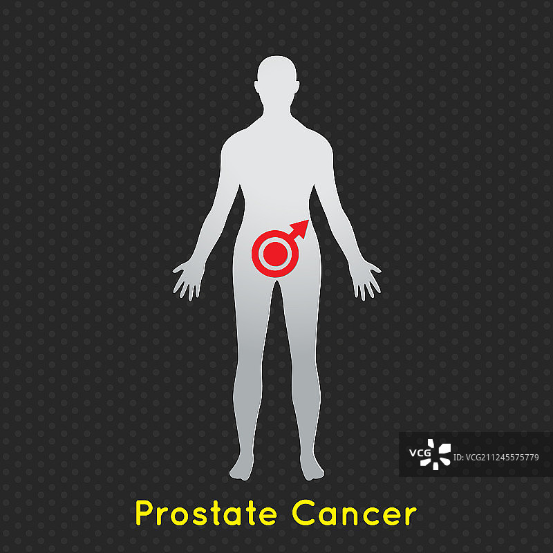 前列腺癌标志图片素材