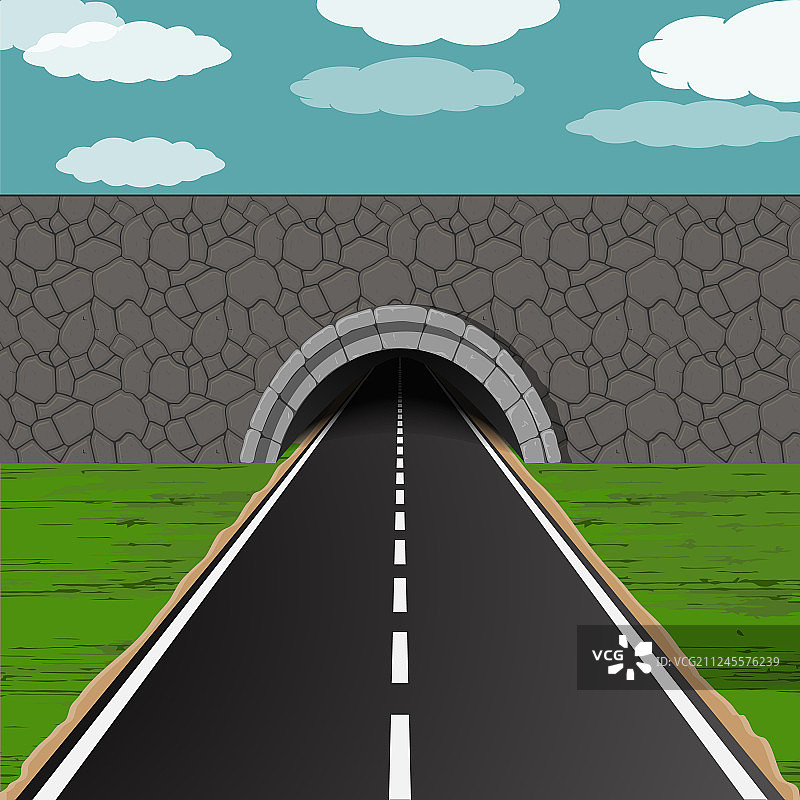 公路隧道图片素材